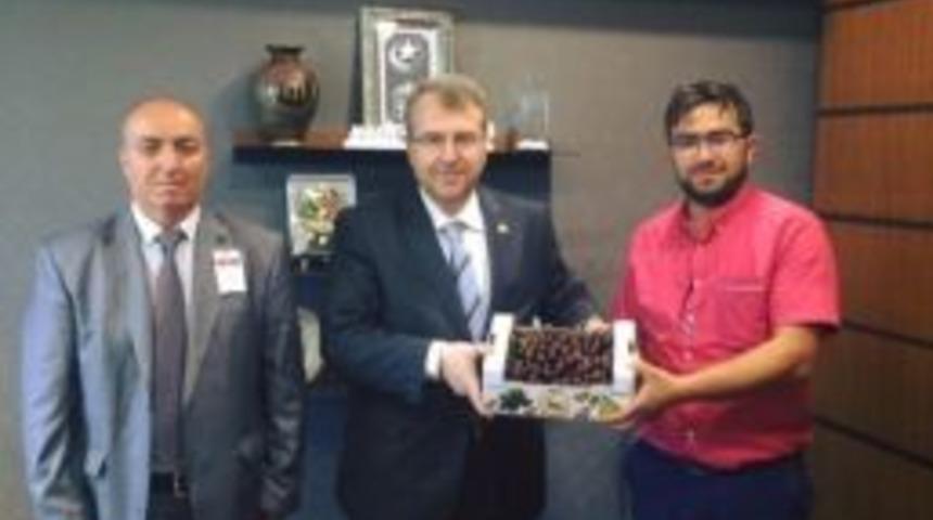 G&ouml;lpazarı Kirazını Mecliste Tanıttılar