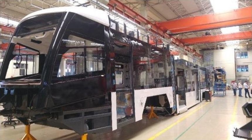 B&uuml;y&uuml;kşehir, Tramvay Vagonunun &Ccedil;alışmalarını S&uuml;rd&uuml;r&uuml;yor