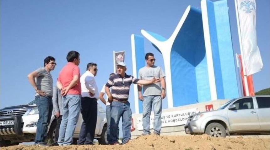 Belediye Başkanı Selim Yağcı &Ccedil;alışmaları Yerinde İnceledi