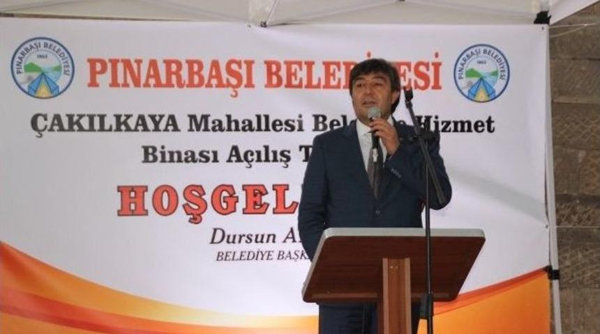 Pınarbaşı Belediyesi A&ccedil;ılışlara Hız Verdi