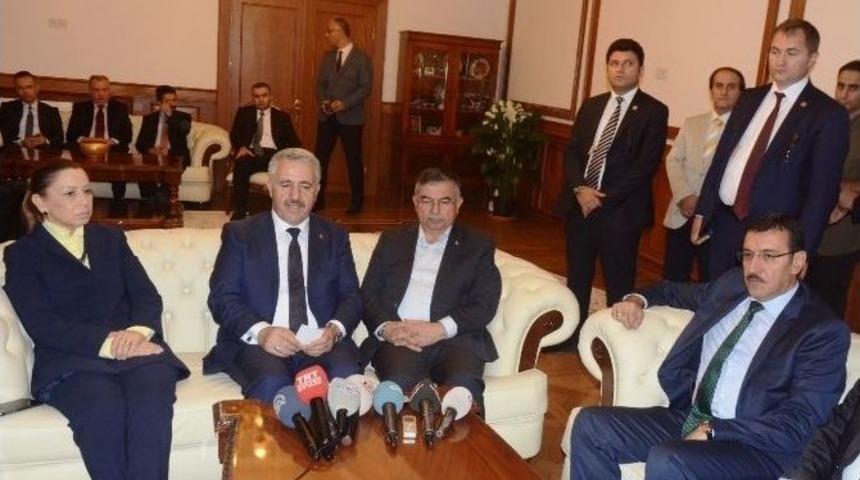 Bakanlardan Vali Toprak&rsquo;a Hayırlı Olsun Ziyareti