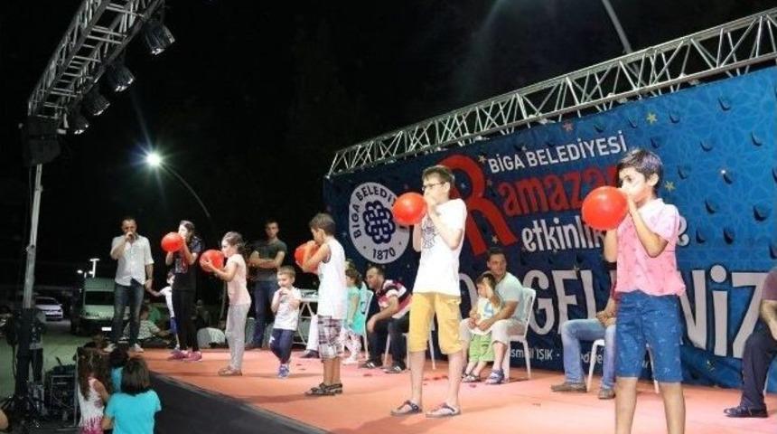 Biga’da Ramazan Etkinlikleri Devam Ediyor