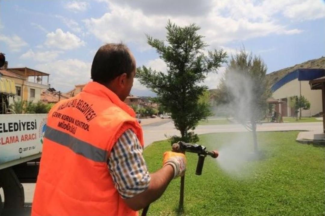 Haşerata Karşı Etkin M&uuml;cadele Kanal, Ağa&ccedil; Ve Parklarda İla&ccedil;lama