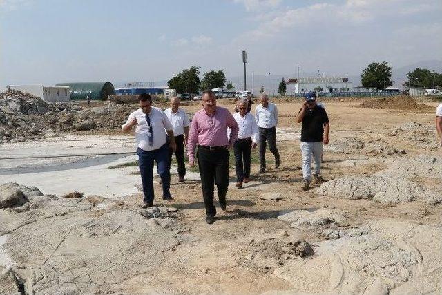 Genel Sekreter Memiş, Alaşehir&rsquo;de Yatırımları İnceledi 2