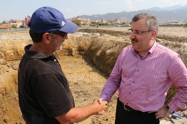 Genel Sekreter Memiş, Alaşehir&rsquo;de Yatırımları İnceledi 3