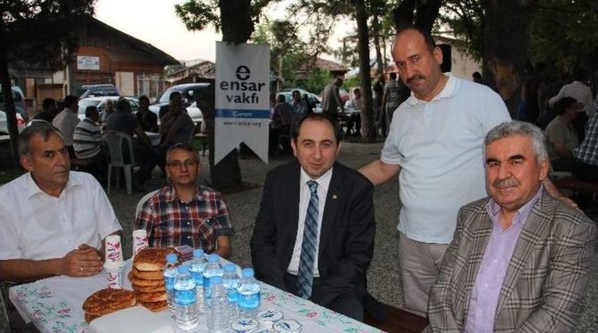 Ensar, Kutsal Topraklardaki İftar Geleneğini &Ccedil;orum&rsquo;da Yaşatıyor