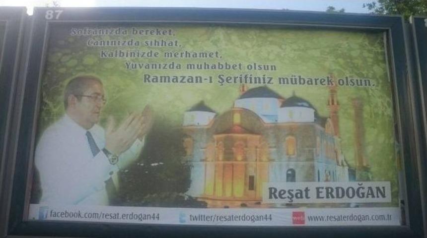 İşadamı Erdoğan&rsquo;dan -bilboardlı Ramazan Mesajı
