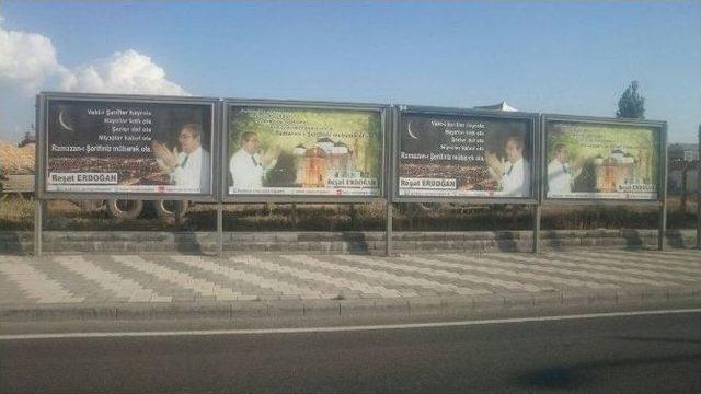 İşadamı Erdoğan’dan -bilboardlı Ramazan Mesajı