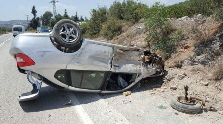 Milas&rsquo;taki Trafik Kazasında S&uuml;r&uuml;c&uuml; Ağır Yaralandı