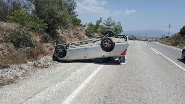 Milas’taki Trafik Kazasında Sürücü Ağır Yaralandı