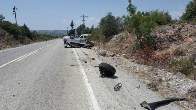 Milas’taki Trafik Kazasında Sürücü Ağır Yaralandı