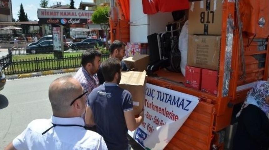 Bayırbucak T&uuml;rkmenlerine Yardım Tır&rsquo;ı Yola &Ccedil;ıktı