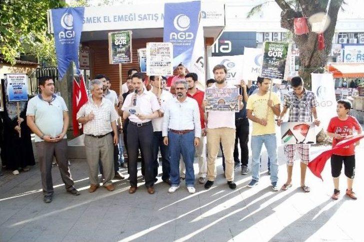 Agd Antalya’dan İsrail Protestosu