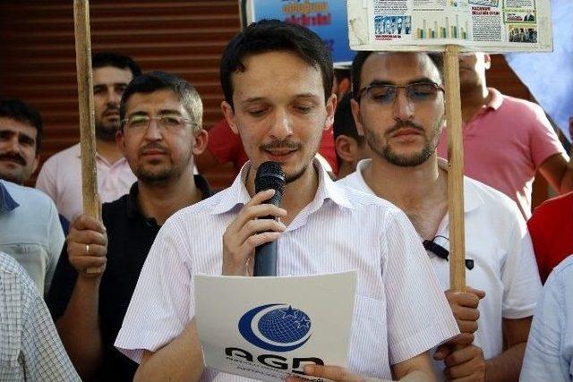 Agd Antalya’dan İsrail Protestosu