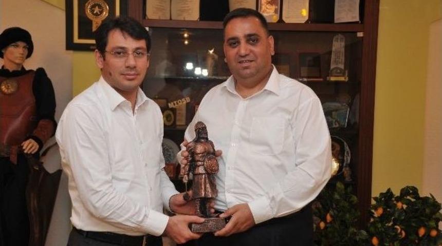 Başsavcı &Ccedil;elenk Ve Jandarma Komutanı Bulut&rsquo;tan Başkan Can&rsquo;a Veda Ziyareti