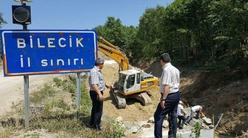 Pazaryeri Ahı Dağı Yolunda Sona Yaklaştı