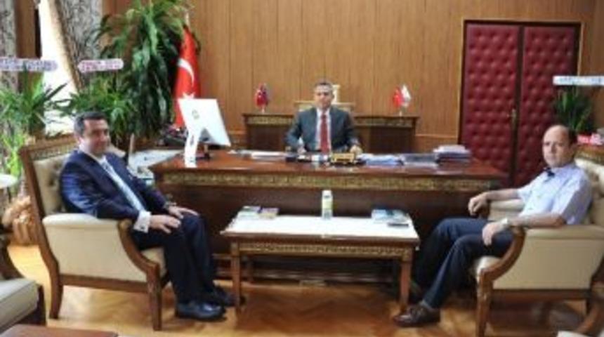 Başkan Bakıcı, Vali Elban&rsquo;ı Ziyaret Etti