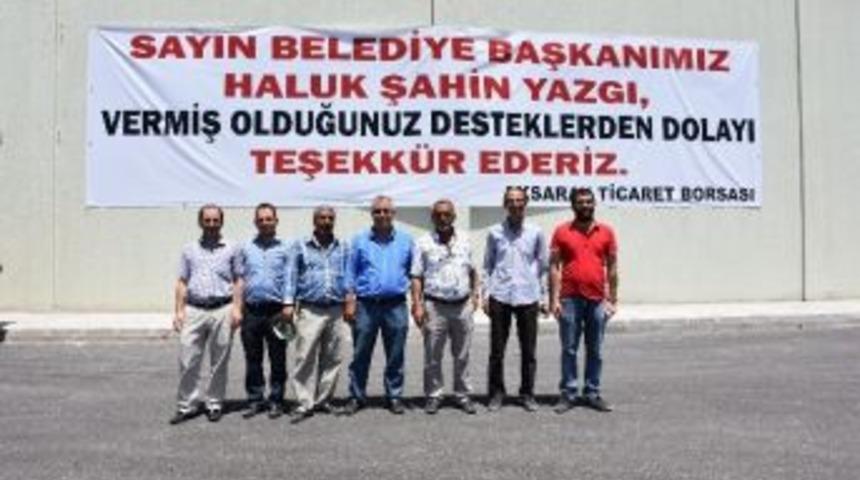 Borsa&rsquo;dan Başkan Yazgı&rsquo;ya Teşekk&uuml;r