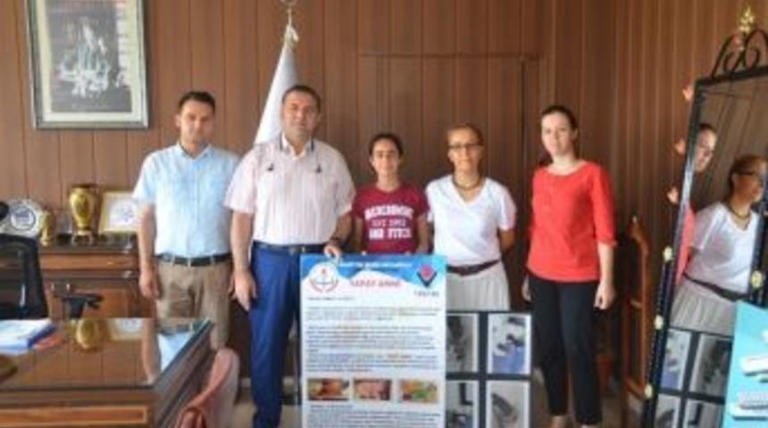 Muhittin Develi Ortaokulu&rsquo;nun Başarılı &Ouml;ğrencisinden M&uuml;d&uuml;r Koca&rsquo;ya Ziyaret