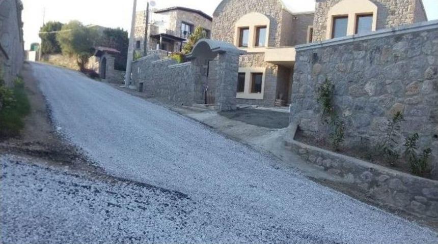 Bodrum&rsquo;da Asfalt &Ccedil;alışmaları Hızla S&uuml;r&uuml;yor