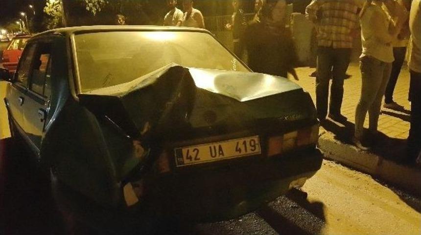 Akşehir’de Maddi Hasarlı Trafik Kazası