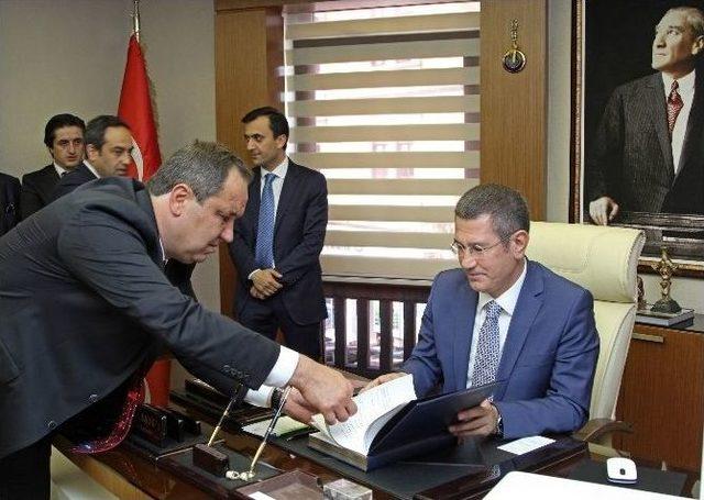 Başbakan Yardımcısı Canikli’den Başkan Aksu’ya Ziyaret