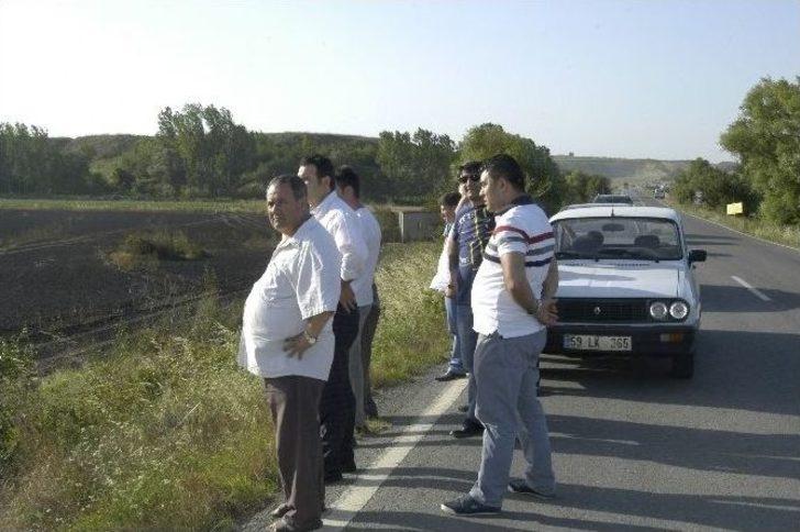 Tarla Yangını Çiftçiyi Perişan Etti G2