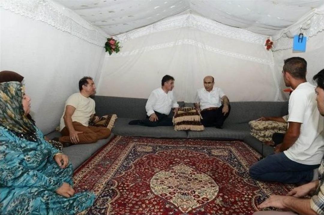 Vali Demirtaş, &Ccedil;adırkent&rsquo;te İncelemelerde Bulundu