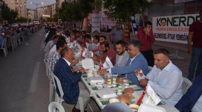 Ereğli&rsquo;de Mahalle İftarları Devam Ediyor