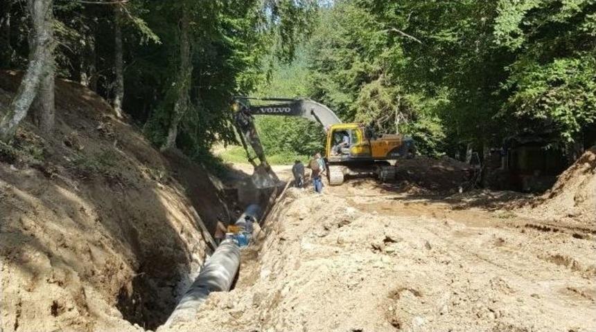 Başkan To&ccedil;oğlu, Ak&ccedil;ay Barajını İnceledi