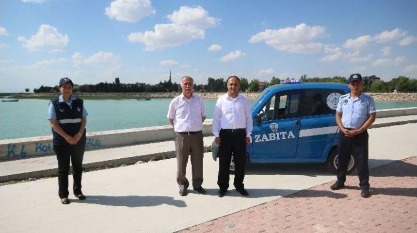 Zabıtanın Yeni Aracı Sahilde G&ouml;rev Yapacak