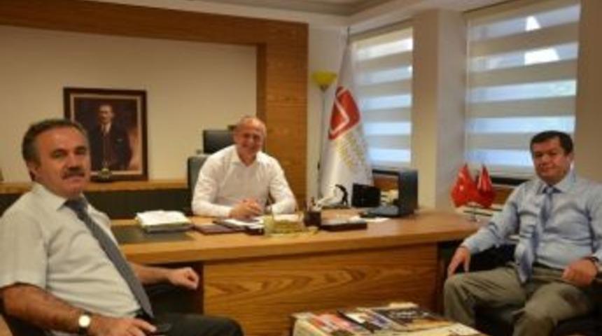 Prof. Dr. Sert&ccedil;elik&rsquo;ten Başkan Keleş&rsquo;e Ziyaret