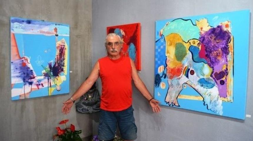 Ressam M. Fahri Sever&rsquo;in Resim Sergisi Cunda Adası&rsquo;nda A&ccedil;ıldı