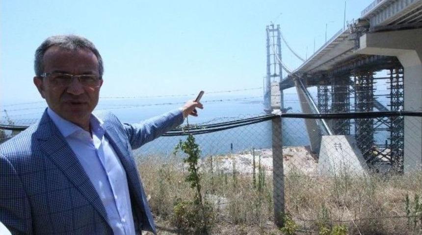 Başkan K&ouml;şker, Osmangazi K&ouml;pr&uuml;s&uuml; Ziyaret Etti