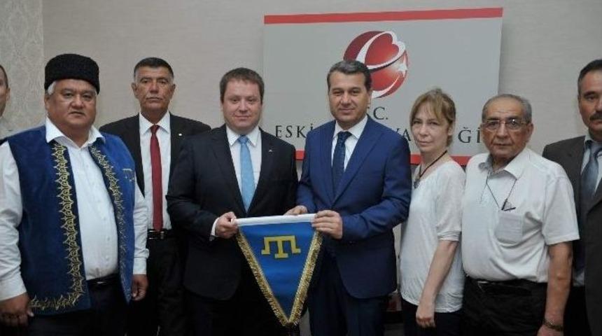 Eskişehir&rsquo;in Yeni Valisine &rsquo;hayırlı Olsun&rsquo; Ziyaretleri Devam Ediyor