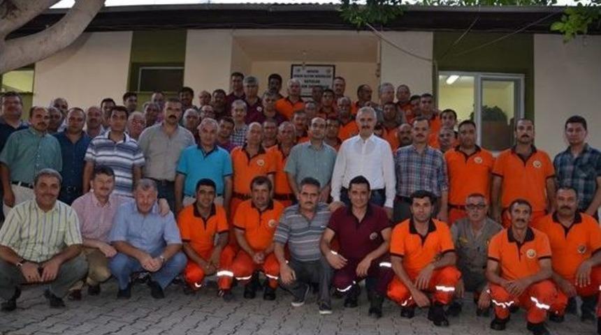 Orman B&ouml;lge M&uuml;d&uuml;r&uuml; Yılmaz, Yangın Ekiplerini Ziyaret Etti