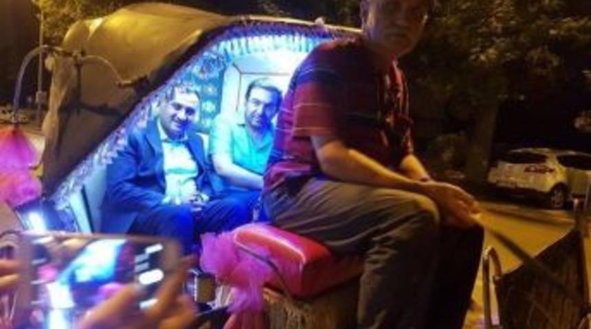 Sanat&ccedil;ı Mustafa Demirci Develi&rsquo;de Fayton Turu Yaptı