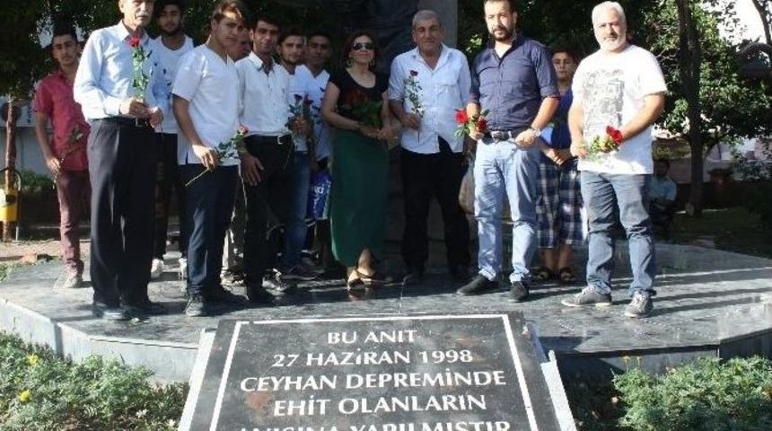 İmo, Ceyhan Deprem Anıtına G&uuml;l Bıraktı