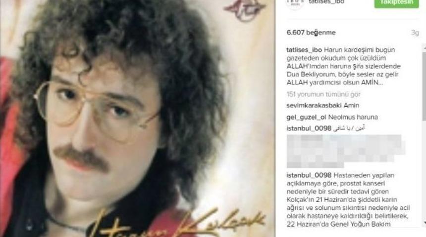 Tatlıses&rsquo;ten Harun Kol&ccedil;ak Mesajı