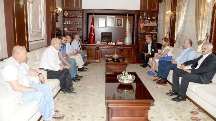 Çgc Yönetiminden, Başkan Sözlü’ye Ziyaret