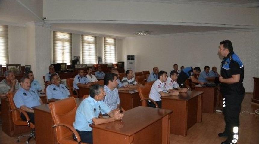 Zabıta Ve G&uuml;venlik Personeline Eğitim Semineri Verildi