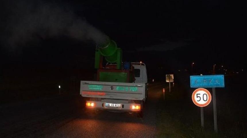 Seyitgazi&rsquo;de Haşereye Karşı İla&ccedil;lama &Ccedil;alışmaları