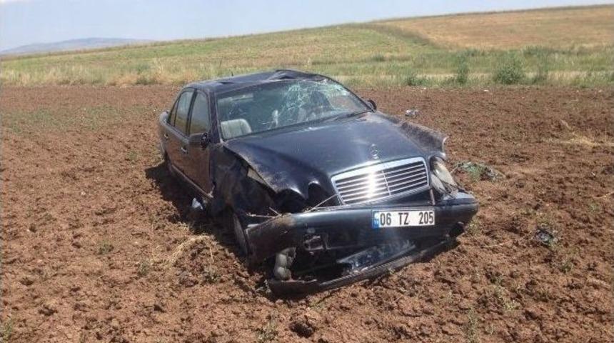 Otomobil Takla Attı : 1 Yaralı