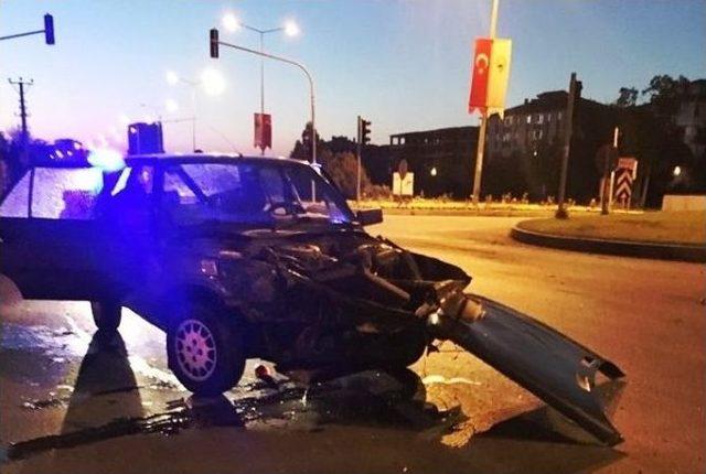 Sungurlu’da 3 Ayrı Trafik Kazası : 4 Yaralı