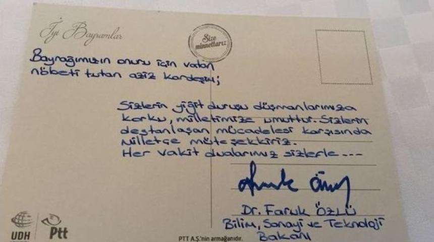 Bakan &Ouml;zl&uuml;&rsquo;den Doğu&rsquo;ya Bayram Tebriği