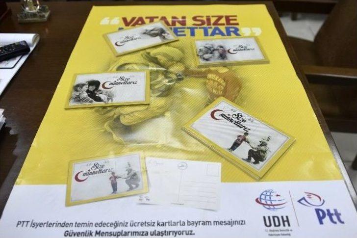 Ptt’den Güvenlik Güçlerine Ücretsiz Tebrik Kartı Kampanyası G5