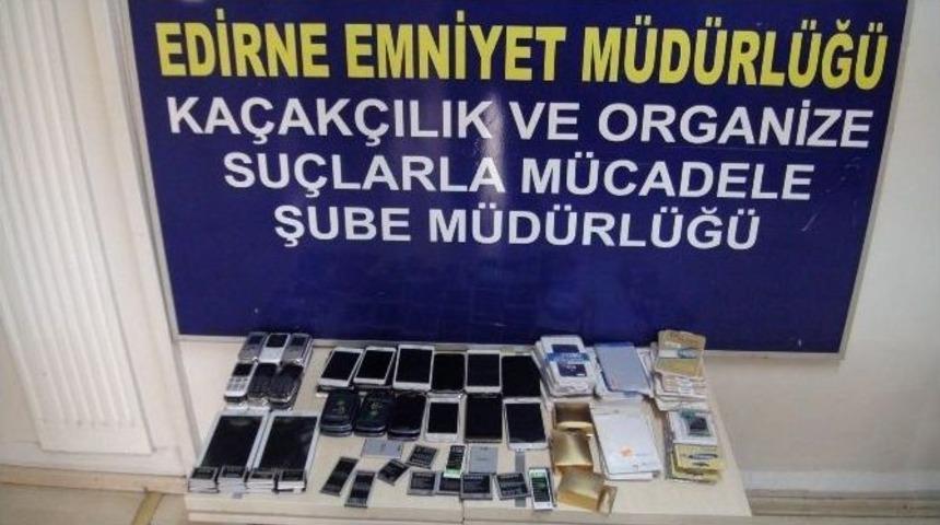 Edirne&rsquo;de Ka&ccedil;ak Telefon Operasyonu
