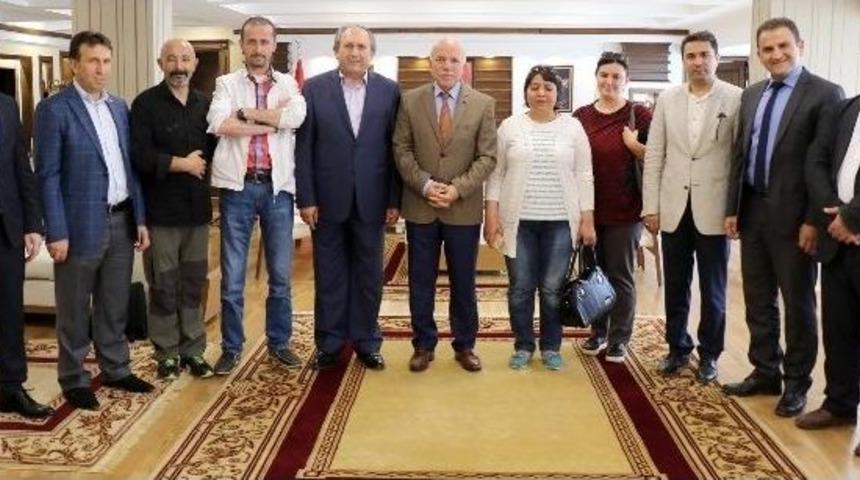 Dagc Y&ouml;netiminden Başkan Sekmen&rsquo;e Ziyaret