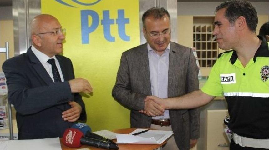 Denizli Ptt&rsquo;den G&uuml;venlik G&uuml;&ccedil;lerine Tebrik Kartı