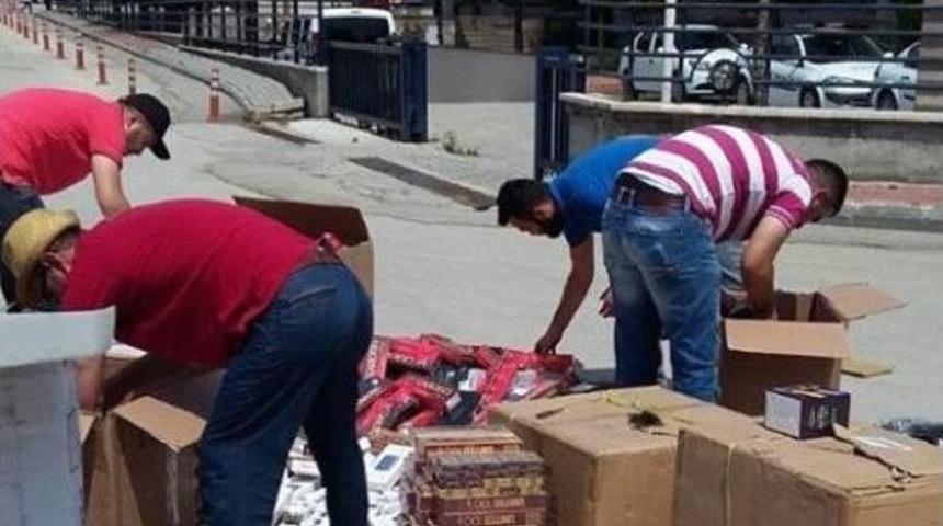 Bolu Polisi 15 Bin Adet Ka&ccedil;ak Sigara Ele Ge&ccedil;irdi